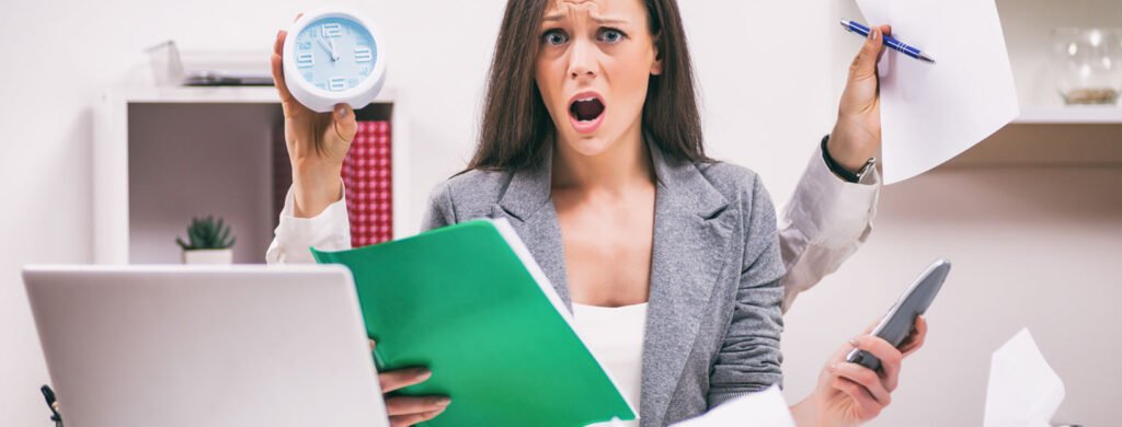A person with too much work who could be helped by hiring an assistant