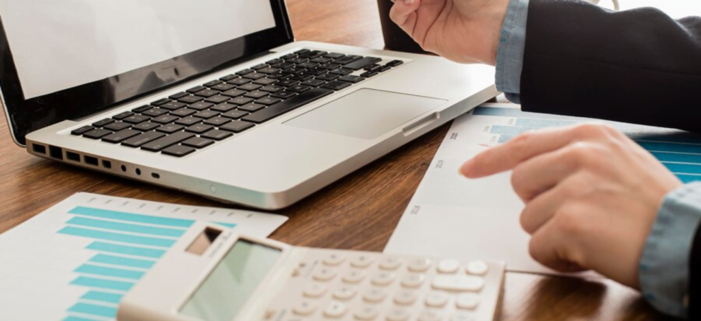 a small business consultant is making calculations for his client's profitability