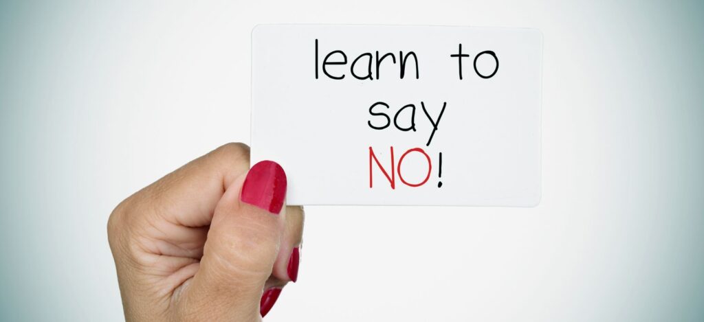 Learn to Say No
